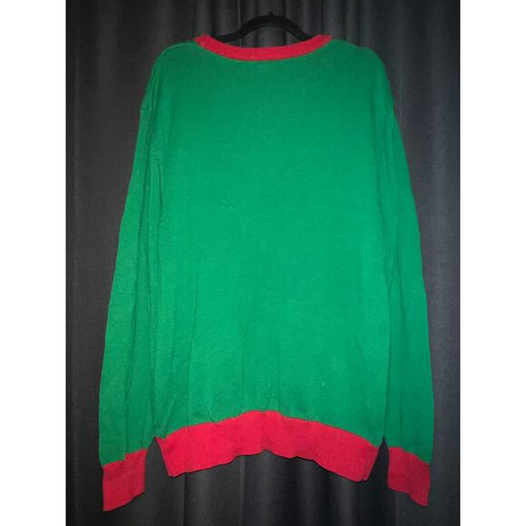 Ugly Christmas Sweater Xmas Size XL Grinch - Picture 3 of 3